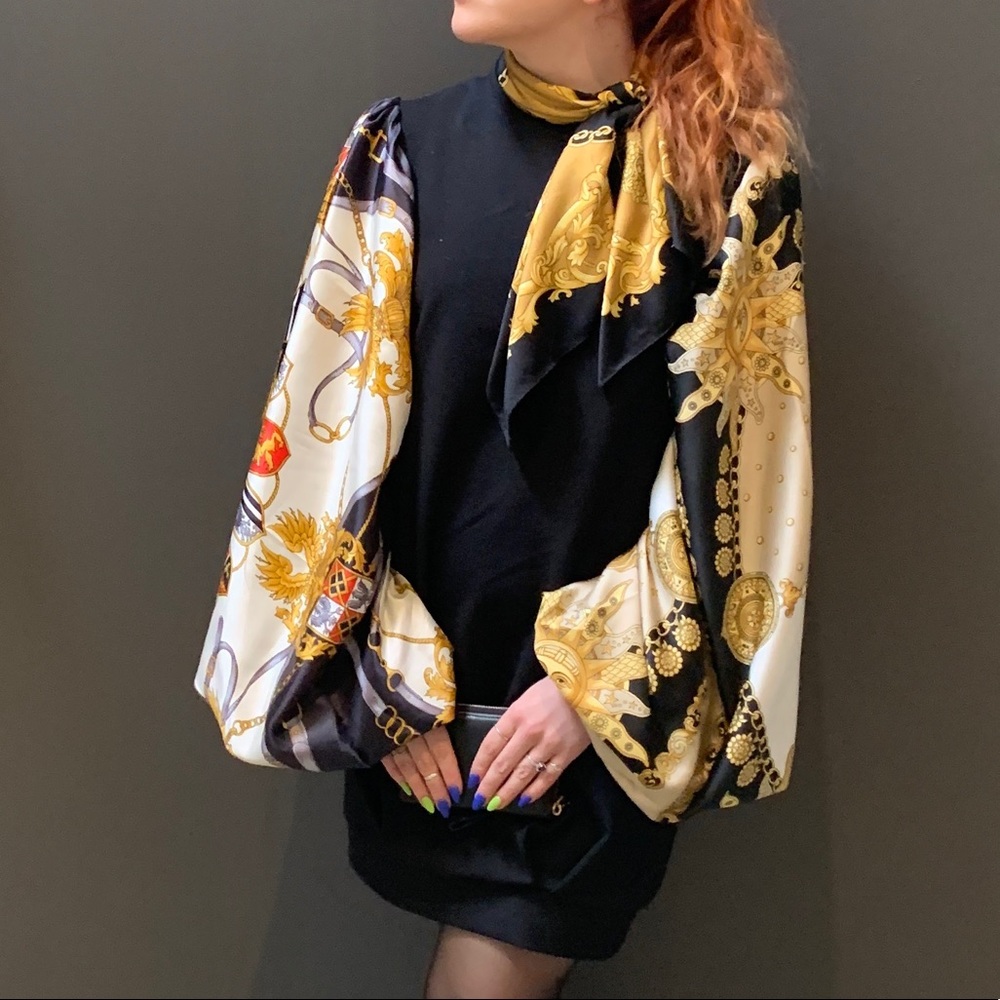 SOLD! Vintage Scarf Dress